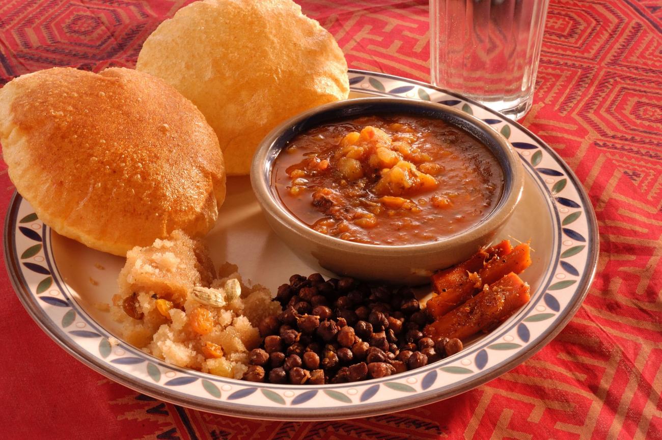 A traditional Indian Breakfast